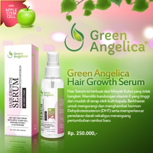 Minyak Penumbuh Rambut, Green Angelica Hair Growth Serum, Serum Penumbuh Rambut, Vitamin Penumbuh Rambut